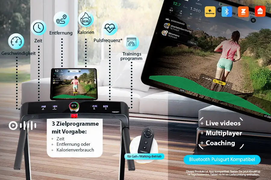 Laufband 2in1 Holz: Erlebe Workouts völlig neu